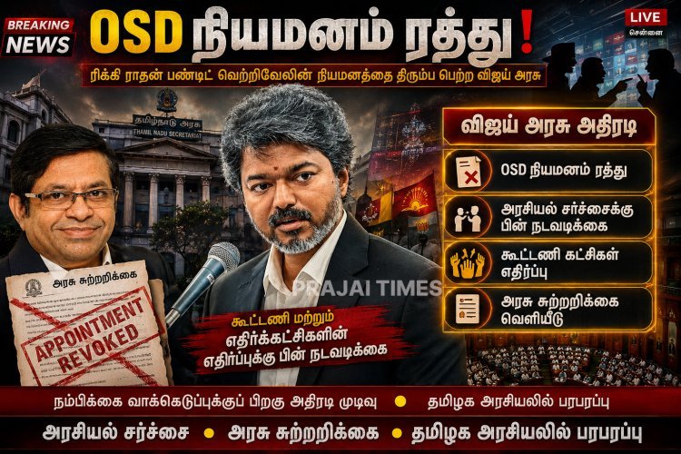 ஜோதிடர் ராதன் பண்டிட் நியமனம் ரத்து.. முதல்வர் விஜய் அரசு உத்தரவு