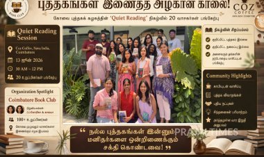 அமைதியில் இணைந்த வாசகர்கள்: கோவை புத்தகக் கழகத்தின் ‘Quiet Reading’ நிகழ்வு கவனம் ஈர்ப்பு