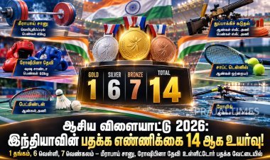 ஆசிய விளையாட்டு 2026: இந்தியாவின் பதக்க எண்ணிக்கை 14 ஆக உயர்வு